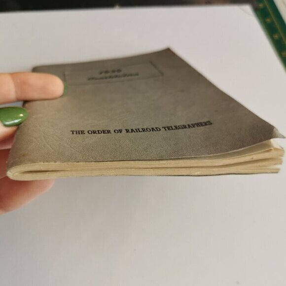 1939 Constitution Railroad Telegraphers Booklet Railway Workers Mutual Benefit - Picture 2 of 10